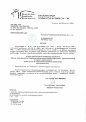 Kancelaria Podatkowa Andrzej Nowak Biuro Rachunkowe Warszawa Mokotów certyfikat 1