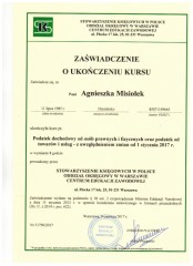 Optimum Accounting Agnieszka Misiołek Certyfikat 4