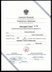 Pol-Compta Doradztwo Finansowo-Księgowe Jankowska Grażyna certyfikat 3