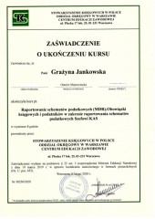 Pol-Compta Doradztwo Finansowo-Księgowe Jankowska Grażyna certyfikat 8
