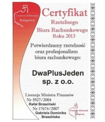 2+1 eksperci księgowości certyfikat 7