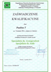 Biuro Rachunkowe MKF Certyfikat 12
