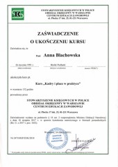LEX TAX sp. z o.o. Biuro Rachunkowe Warszawa Bemowo Certyfikat 3